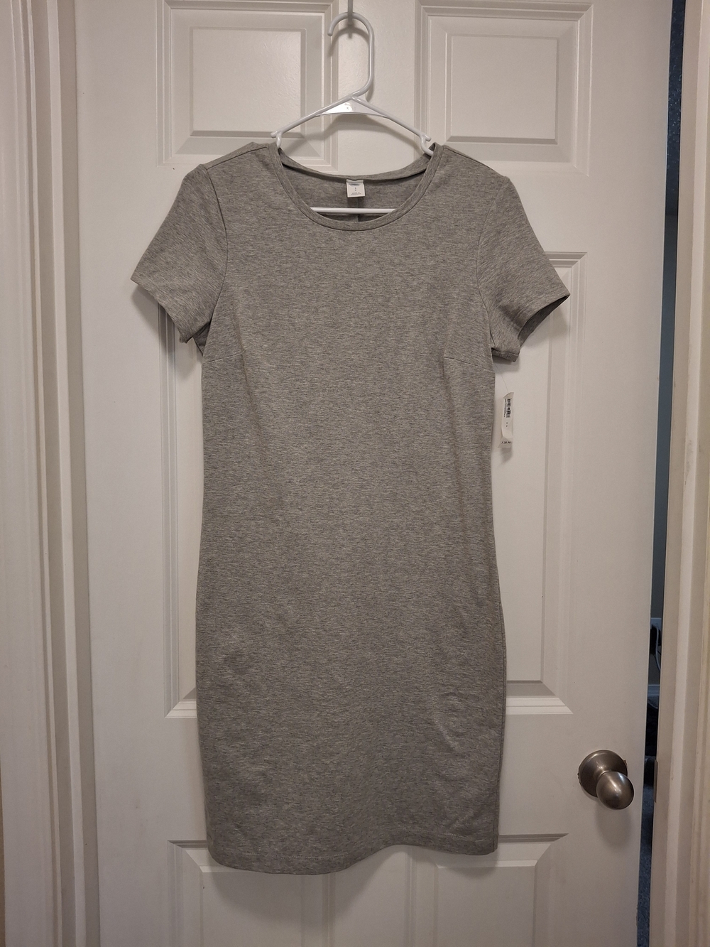 Old Navy Grey Heather T-Shirt Mini Dress